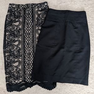 Pencil Skirt Bundle Lace and Black